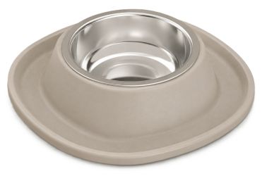 ZooBeeDoo etetőtál Soft Touch Inox bézs  0.6 l