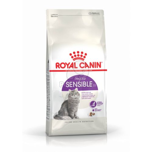 Royal Canin Sensible - érzékeny emésztésű felnőtt macska száraz táp  400 g