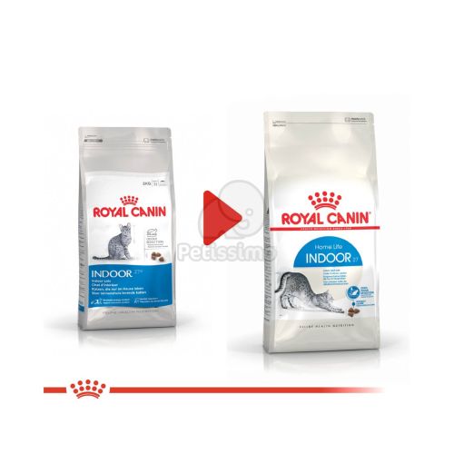 Royal Canin Indoor - lakásban tartott felnőtt macska száraz táp  400 g