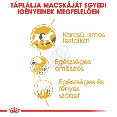 Royal Canin Siamese Adult - Sziámi felnőtt macska száraz táp  400 g