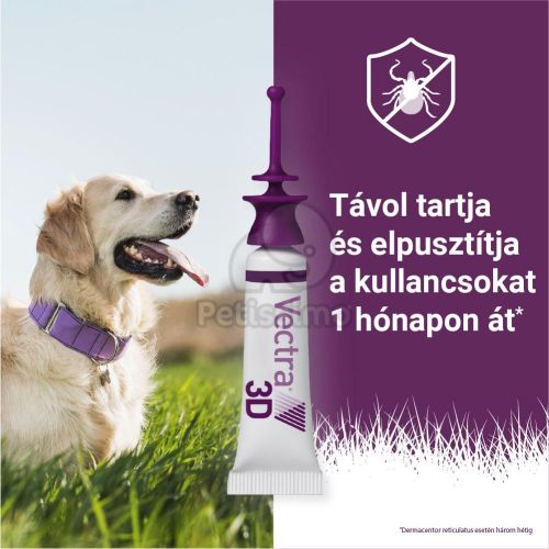 Vectra 3D rácsepegtető oldat kutyáknak 25-40 kg   3 db