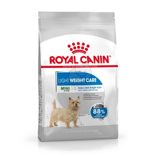Royal Canin Mini Light Weight Care - száraz táp hízásra hajlamos, kistestű felnőtt kutyák részére  8 kg