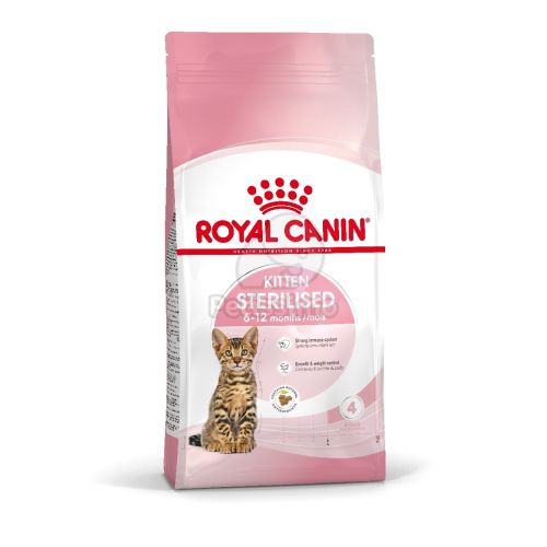 Royal Canin Kitten Sterilised - ivartalanított kölyök macska száraz táp  400 g