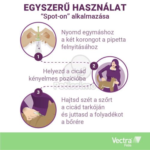 VECTRA FELIS (0,6-10KG)  3 db