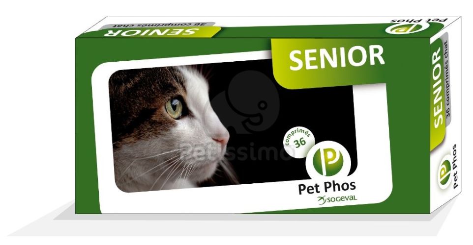 Pet Phos® Senior Cat ízesített tabletta  36 db