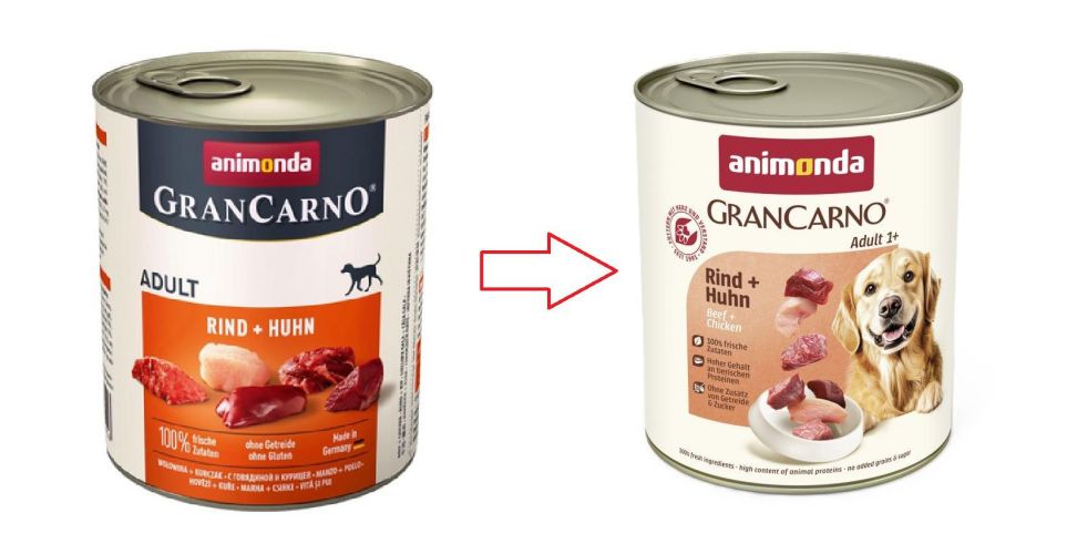 Animonda GranCarno Adult konzerv, marha és csirke  400 g