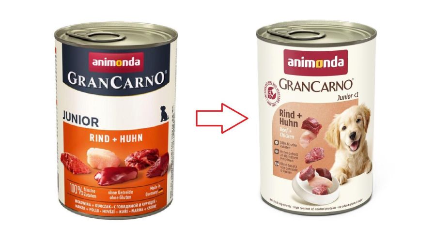 Animonda GranCarno Junior konzerv, marha és csirke  400 g