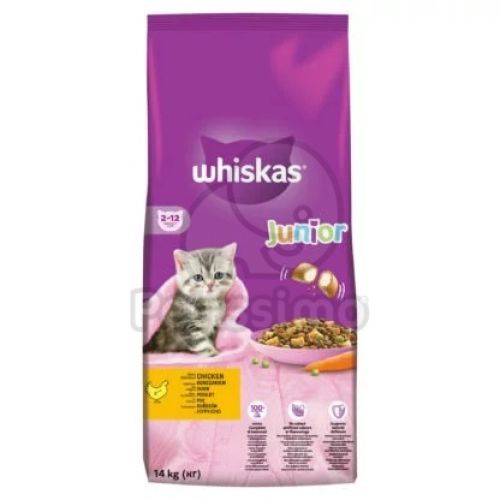 Whiskas Junior szárazeledel csirkéhússal  14 kg