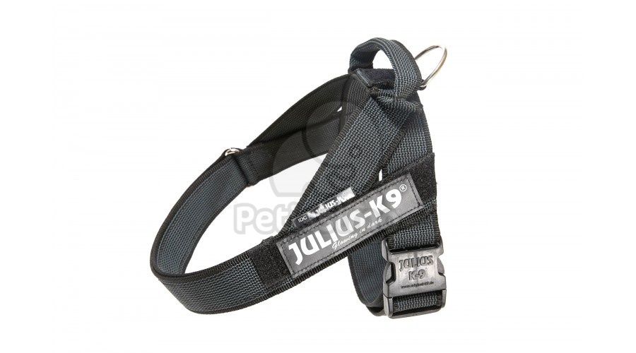 Julius-K9 IDC hevederhám, fekete mini   1 db