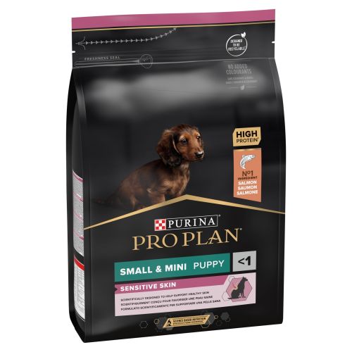 Pro Plan Puppy Small & Mini Sensitive Skin Optiderma  3 kg