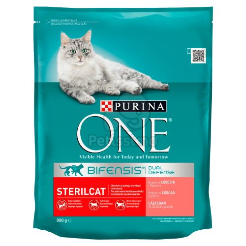 Purina ONE Bifensis Adult Sterilcat Salmon  800 g