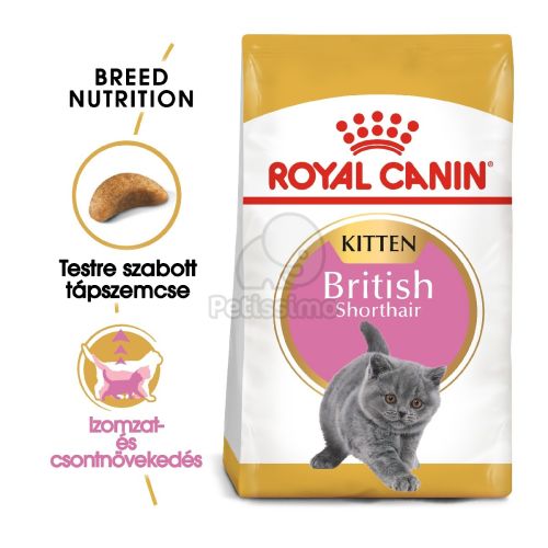 Royal Canin British Shorthair Kitten - Brit rövidszőrű kölyök macska száraz táp  2 kg