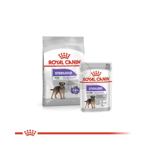 Royal Canin Mini Sterilised - száraz táp ivartalanított, kistestű felnőtt kutyák részére  8 kg