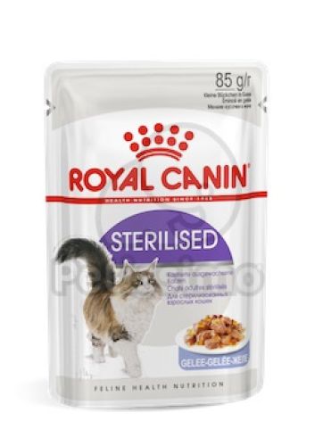 Royal Canin Sterilised Jelly - nedves macskaeledel zselében  85 g