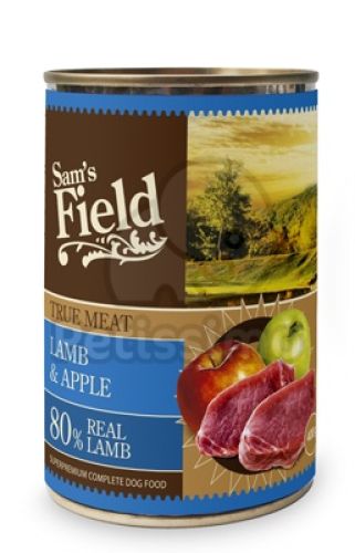 Sam's Field True Meat Lamb & Apple konzerves eledel  400 g