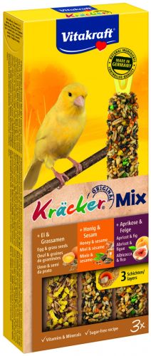 Vitakraft tripla rúd mézes-tojásos-gyümölcsös kanáriknak  3 db