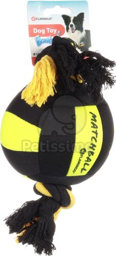 Flamingo Matchball játéklabda kötéllel  28 cm x 13 cm