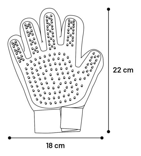 Flamingo szőrtelenítő kesztyű  1 db
