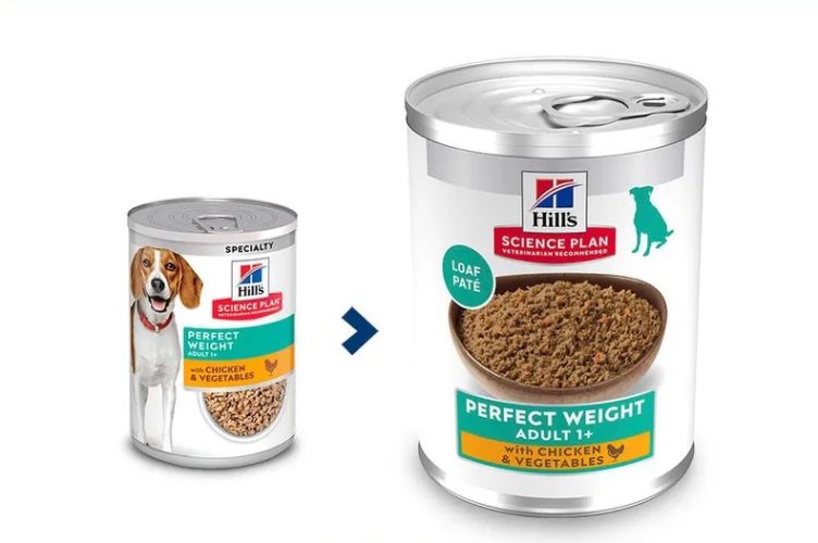Hill's Science Plan Adult Perfect Weight kutyatáp - konzerv  363 g