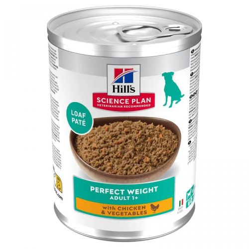Hill's Science Plan Adult Perfect Weight kutyatáp - konzerv  363 g