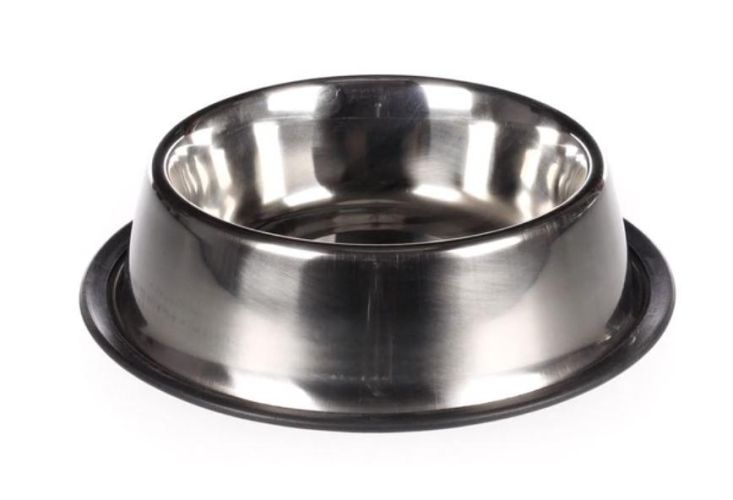 Flamingo fémtál - gumitalpas 23 cm   1 db