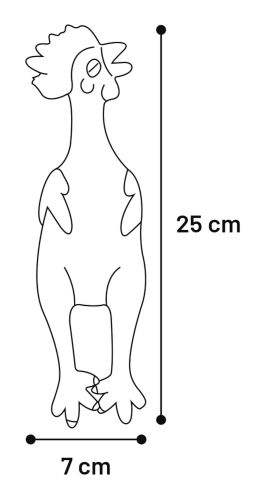 Flamingo latex csirke  1 db