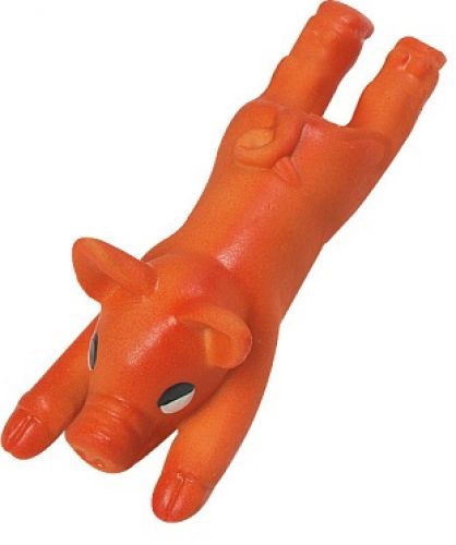 Flamingo latex mini állatok malac   1 db