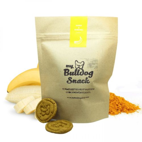 My Bulldog Snack - banán és kurkuma ízesítéssel  100 g