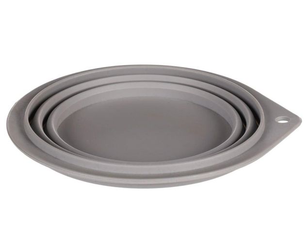 Flamingo összecsukható tál - szürke  500 ml