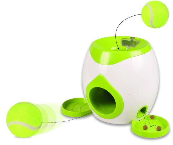 Flamingo kutyajáték - Wilson teniszlabda és jutalomfalat adagoló  1 db