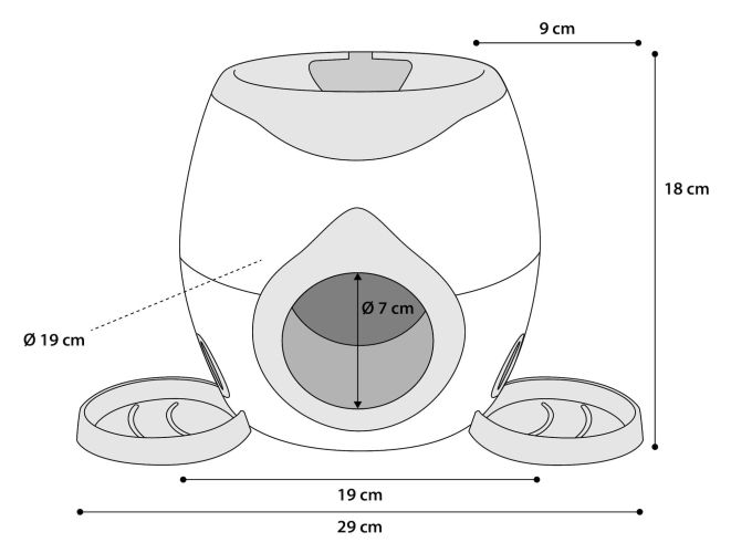 Flamingo kutyajáték - Wilson teniszlabda és jutalomfalat adagoló  1 db
