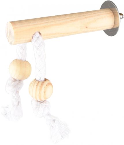 Flamingo ülőrúd kötéllel - madár  1 db