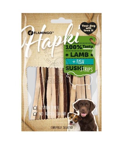 Flamingo Hapki Sushi Strips - bárányos és halas csíkok  85 g