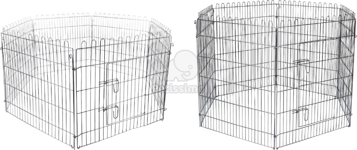 Flamingo Jax kutyaovi / kennel - fém  160x160x80 cm