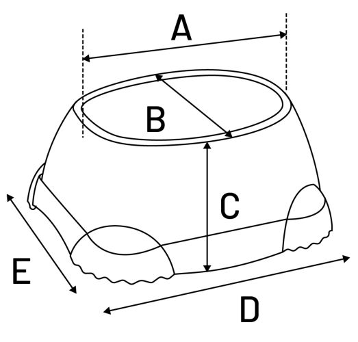 Flamingo műanyag tál - Leno 300 ml   1 db