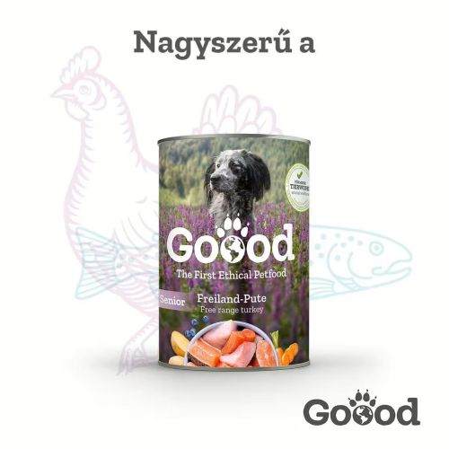 Goood Senior Freiland-Huhn - csirkés száraz táp  10 kg