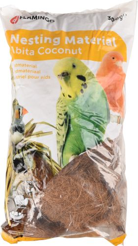 Flamingo madár fészekanyag kókuszrostból  300 g