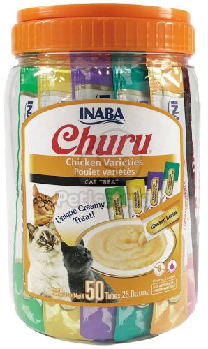 Inaba Cat Churu Püré - csirke mix 50 db 50 x  14 g