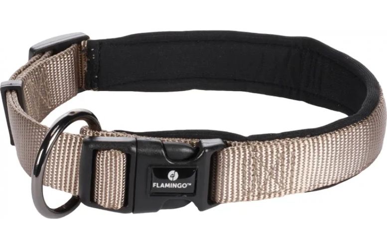 Flamingo Abbi nyakörv - taupe  S - 2 cm x 40-45 cm