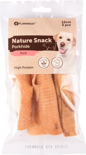 Flamingo natúr disznó tekercs 3 x  12 cm