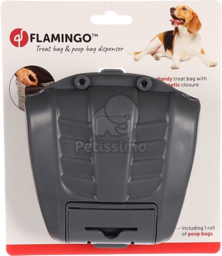 Flamingo jutalomfalat tartó kakizacsi tartóval - szürke  1 db