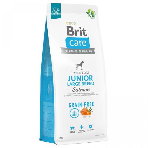 Brit Care Grain-free Junior Large Breed Salmon & Potato  3 kg