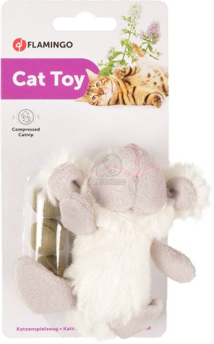 Flamingo textil macskajáték macskamentával  Nyúl 1 db