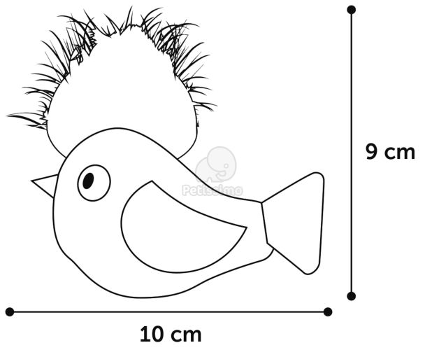 Flamingo Winny macskajátékok  Bagoly 14  cm