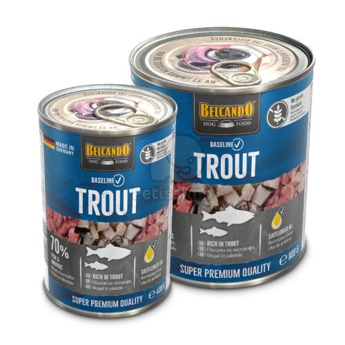 Belcando Baseline konzerv pisztránggal  800 g