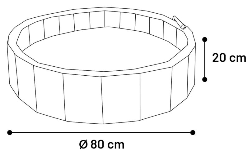 Flamingo medence/szökőkút kutyák számára  1 db