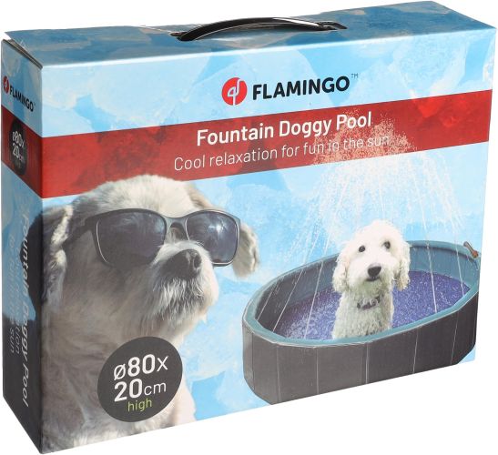 Flamingo medence/szökőkút kutyák számára  1 db
