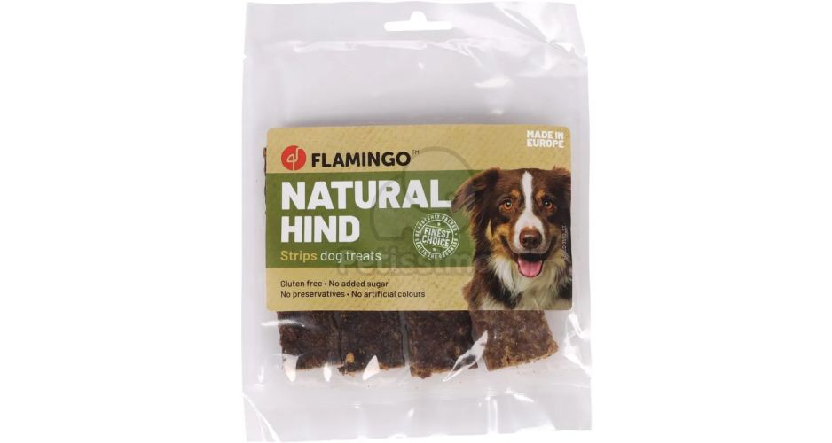 Flamingo Kutya Snack - bivaly csíkok  100 g