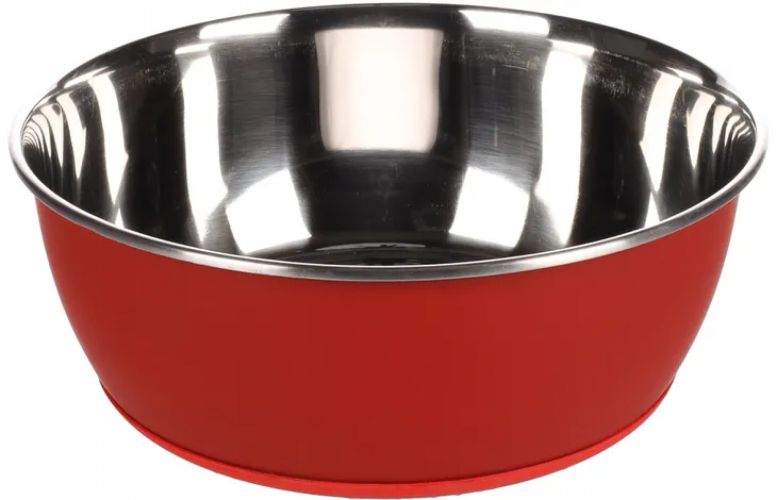 Flamingo Tobias fémtál kutyáknak - piros  3700 ml