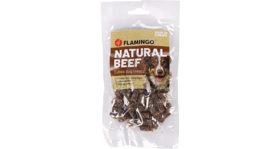 Flamingo Nature Snack - kockázott marha  80 g